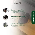 Siroca Cafe Bako Pro - Black - Image 4