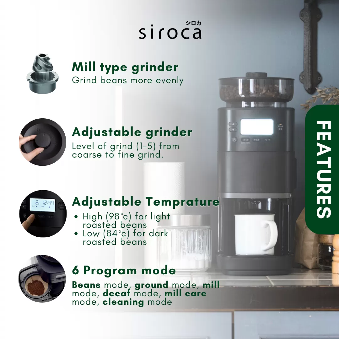 Siroca Cafe Bako Pro - Black - Image 5
