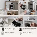 SIROCA COFFEE MAKER WHITE + MILK FOAMER - Image 3